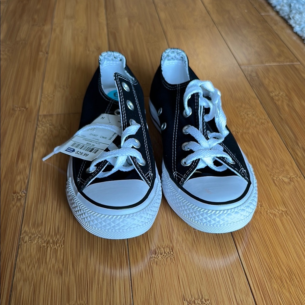 Converse Black and White High-Top Sneakers
